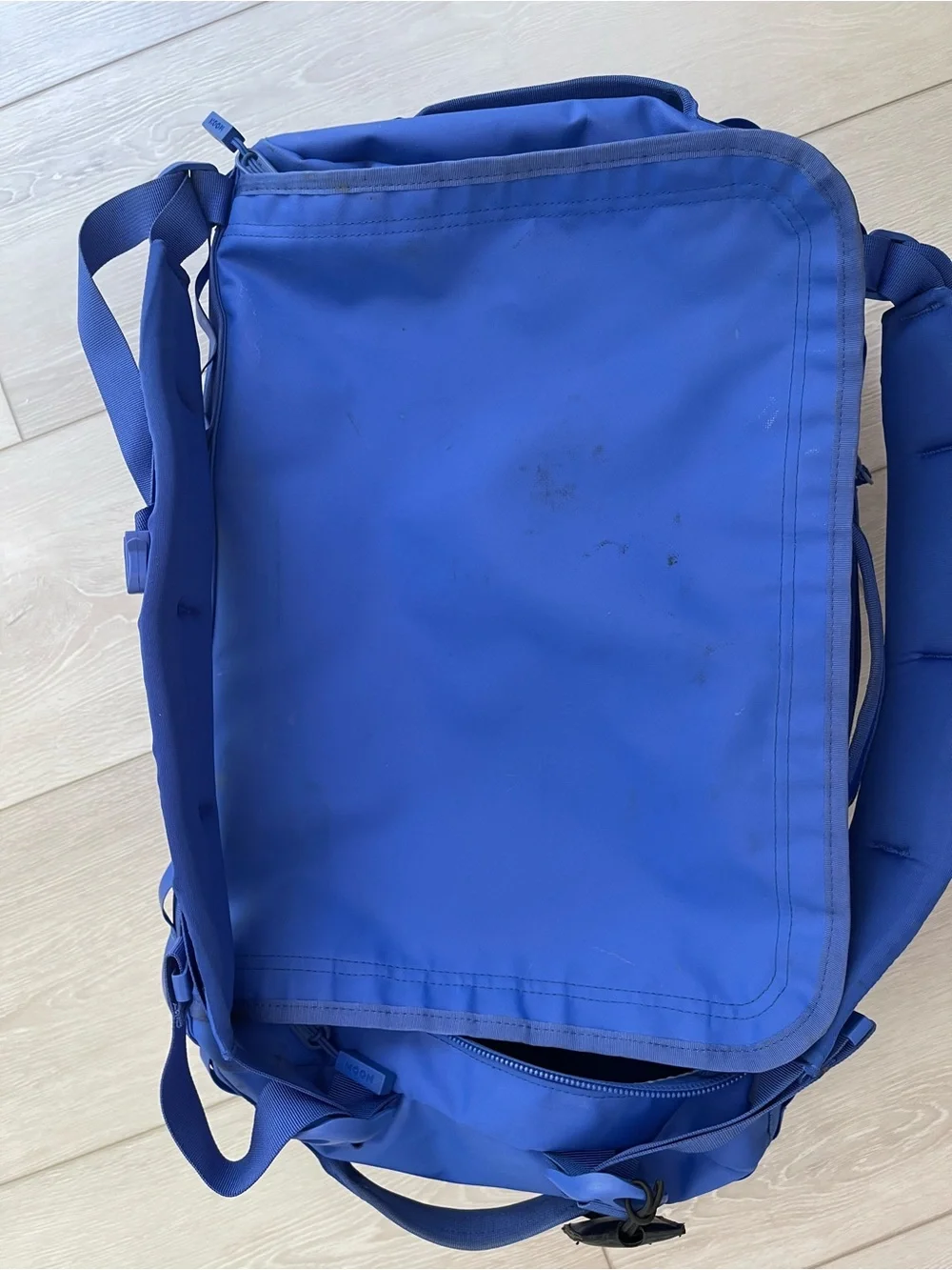 Baboonw To The Moon Blue Travel Duffel Bag - Big - 60L - Used